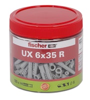FISCHER Universaldübel UX 6x35 R (185 Stück)