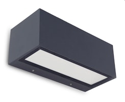 LUTEC LED-Außenwandleuchte GEMINI Aluminiumguss anthrazit (5189120118)
