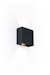 LUTEC LED-Außenwandleuchte GEMINI Aluminiumguss matt schwarz (5104003012)Bild