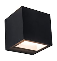 LUTEC LED-Außenwandleuchte GEMINI Aluminiumguss matt-schwarz (5189125012)