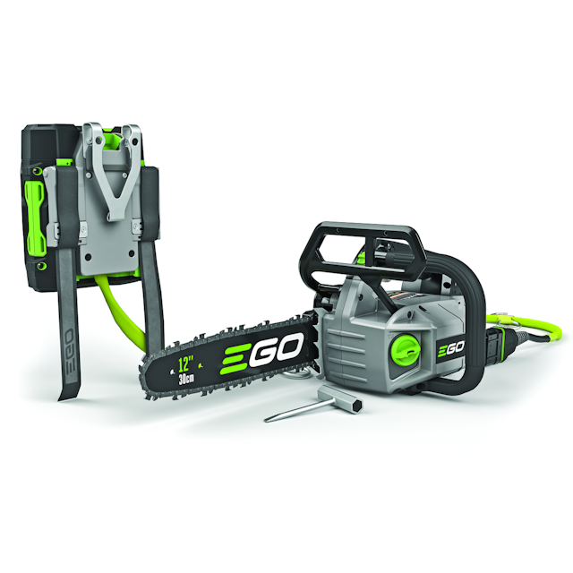 EGO Power Akku-Motorsäge CSX3002 inkl. Akkugurt ABH3001 + Akku BA2240T + Ladegerät CH5500E Vorschaubild Galerie
