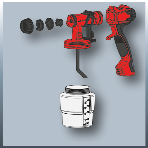 Einhell Farbsprühsystem TC-SY 700 S 4260020