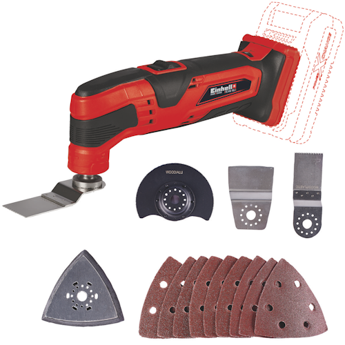 Einhell Akku-Multifunktionswerkzeug TC-MG 18 Li-Solo 4465170