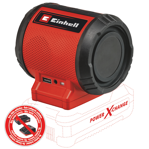 Einhell Akku-Lautsprecher TC-SR 18 Li BT - Solo 4514150