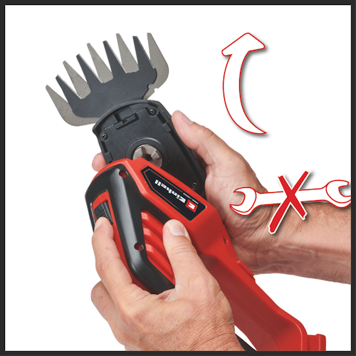 Einhell Akku-Gras- und Strauchschere GE-CG 18/100 Li T-Solo 3410310