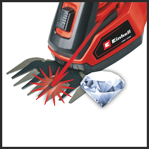 Einhell Akku-Gras- und Strauchschere GE-CG 18/100 Li T-Solo 3410310
