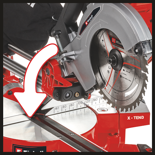 Einhell Akku-Zug-Kapp-Gehrungssäge TE-SM 36/210 Li - Solo 4300880