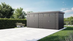Wolff Finnhaus Metallgerätehaus Eleganto Duplex 5221 Zweiraum-Gartenhaus