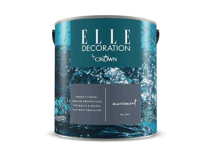 ELLE DECORATION by Crown Premium Wandfarbe Matt versch. Farben