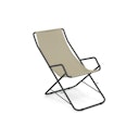 EMU Liegestuhl BAHAMA, Stahl Antikeisen / EMU-Tex Beige - Abverkauf