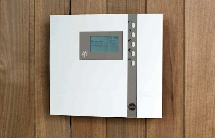 Karibu 9 kW Bio-Kombiofen Saunaofen inkl. Steuergerät EOS Econ H2 (Made in Germany) - Aktionsangebot Bild