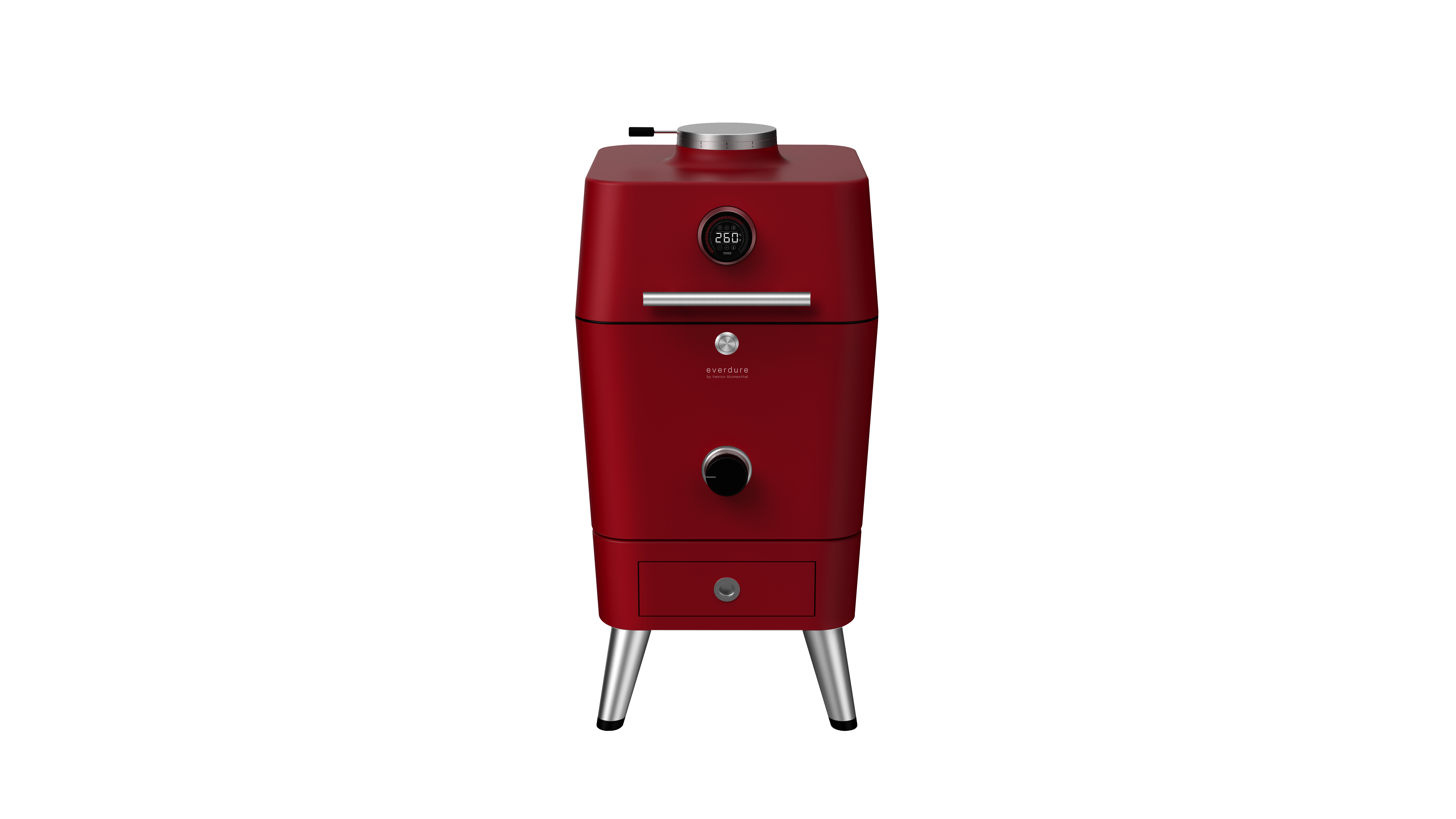 Vorschaubild Galerie everdure 4K Holzkohlegrill red