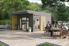 Skan Holz Gartenhäuser mit besonderem Design