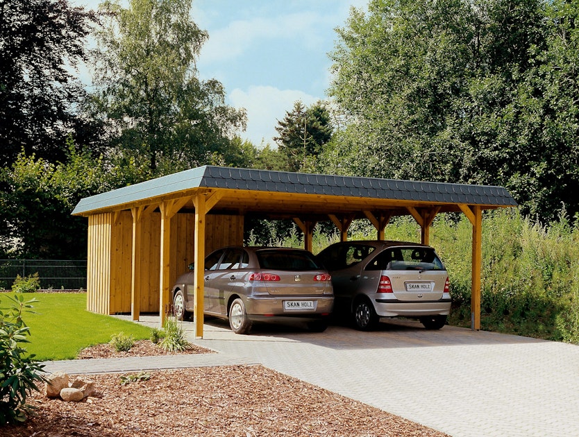 Skan Holz Walmdach-Carports online kaufen | Skan Holz Shop
