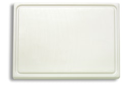 DICK Schneidebrett mit Saftrille weiß 53 x 32,5 x 1,8 cm