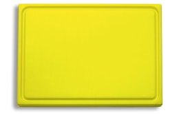 DICK Schneidebrett mit Saftrille gelb 26,5 x 32,5 x 1,8 cm