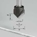 Festool V-Nutfräser HW Schaft 8 mm HW S8 D18-90° (Alu)Bild