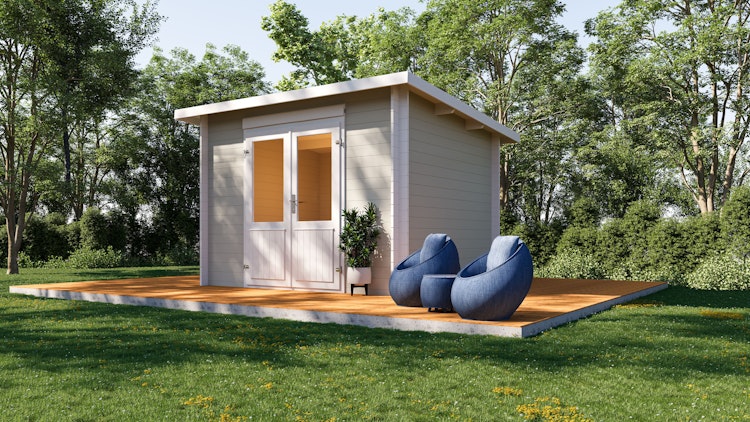 Wolff Finnhaus Gartenhaus Garde 2823 - 40 mm