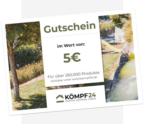 Newsletter  KÖMPF24 - Onlineshop für Garten, Wohnen & Leben