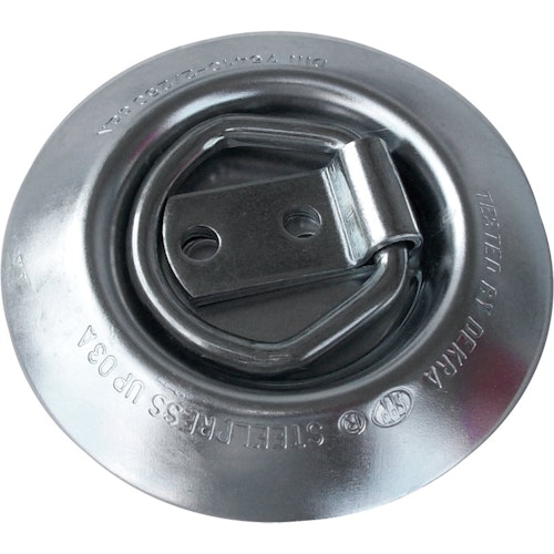 Zurrmulde Aufbau Tellerform, 250 daN, Höhe 13 mm