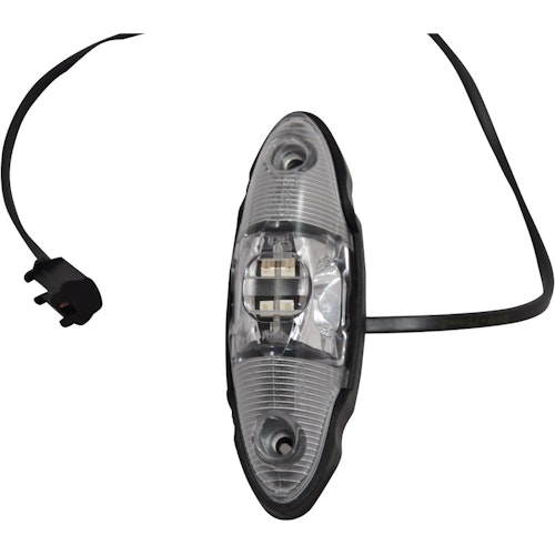 Begrenzungsleuchte LED, rot/weiß/orange, 12/24 V