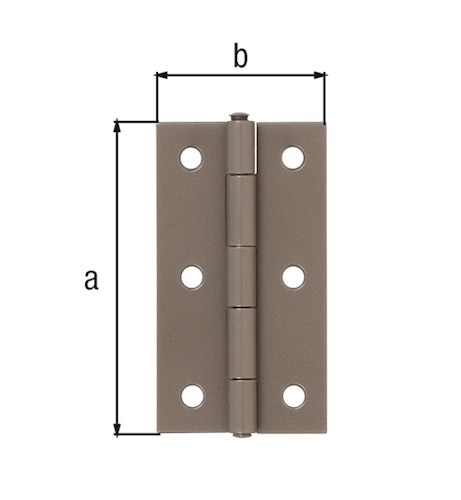 Alberts® DURAVIS® Scharnier Schmal 80x40mm