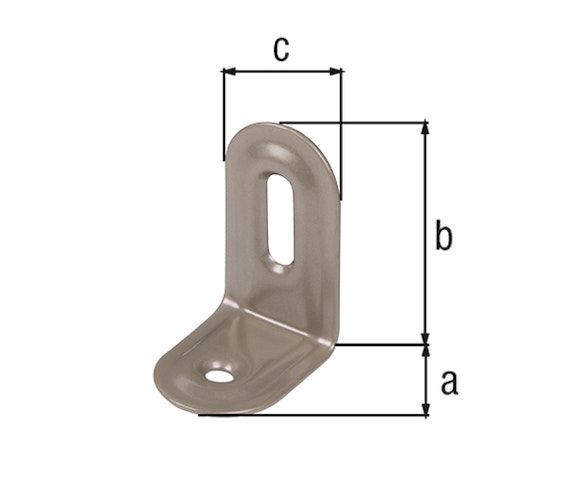 Alberts DURAVIS® Verstellwinkel Langloch 40x28x22mm