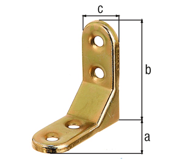 Alberts® Zierwinkel, geprägt, weiß kunststoffbeschichtet, TxHxB 75x75x20 mm 337247