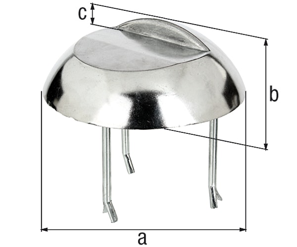 Alberts® Auflaufstütze Aluguss ohne Langlöcher Durchmesser 205 mm Höhe 65 mm 