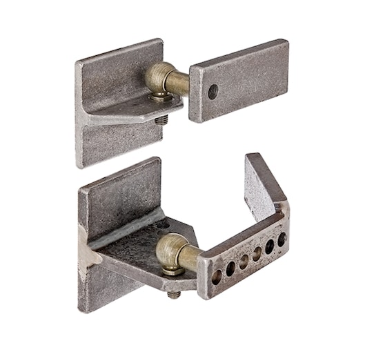 Alberts® Hebetorbeschlag f.Metalltore f.unebene Geländeverläufe,z.Anschweißen