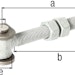 Alberts® Torband mit Muttern,U-Bügel Stahl roh,z.Anschweißen,Gew.M16 