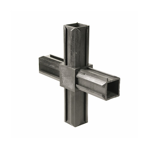 Alberts® XD-Rohrverbinder Kreuzstück, für Rohre 20x20x1,5mm