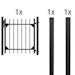 Alberts® Einzeltor-Set Chaussee zum EinbetonierenBild