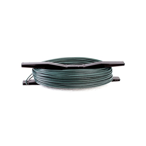 Alberts® Nähdraht auf Spindel,verzinkt,grün kunststoffbe.,Drahtstärke ⌀1,5 mm,Länge 40 m 530280