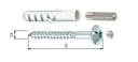 Vorschaubild Schraubenset verz. Ø7x105 mm (4 Stück)