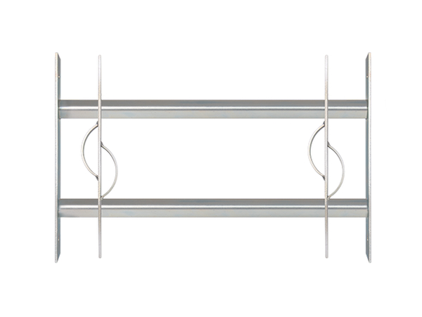 Alberts® Fenstergitter Secorino Style,ausziehbar,galv.blau verzinkt,HxB-B 450x700-1050mm 563622