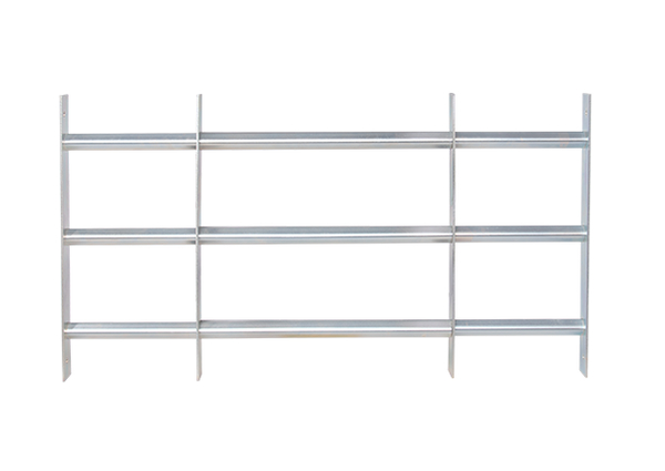 Alberts® Fenstergitter Secorino Basic,ausziehbar,galv.blau verzinkt,HxB-B 300x700-1050mm 563684
