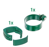 Alberts® Zaunanschl.-Set f. WG, anth. kstb.,f.Pfosten ⌀60 mm,f.Höhe 810-1530 mm 601959