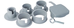 Alberts® Zubehör-Set für Einschraub- Bodenhülse, Kst. 609948