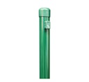 Vorschaubild Alberts® Zaunpf.verkürzt,Befest.m.Einschlag-Bodenh.zinkp.grün Kst.b.L2165mm,⌀38mm 612771