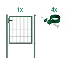 Alberts® Stabgitter-Einzeltorset Garden inkl. 4 Torschellen