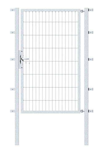 Alberts® Einzeltor Flexo,fvz.anthr.Kst.b.RAL 7016,lichte BxH1500x2000,PF80x80/2700mm 647568