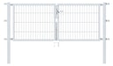 Vorschaubild Alberts® Doppeltor Flexo,fvz.anthr.Kst.b.RAL 7016,lichte BxH3500x2000,PF80x80/2700mm 648671