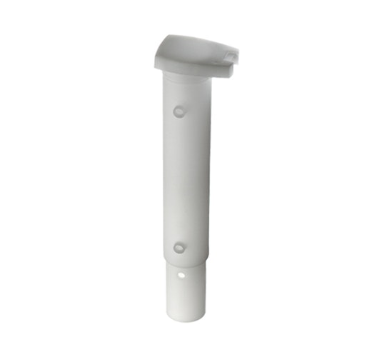 Alberts® Bodenhülse für Wäschepfähle, Kst. weiß, für Pfosten  ⌀42 mm 653903