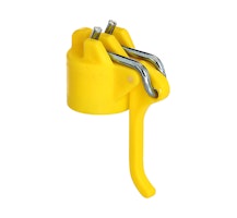 Alberts® Leinenspannerkopf für Wäschepfähle, Kst. gelb, für Rohr: ⌀42 mm 654252