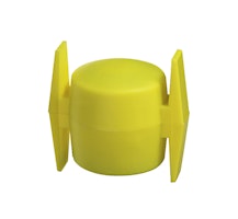 Alberts® Kreuzkopf für Wäschepfähle, Kst. gelb, für Rohr: ⌀42 mm 654276