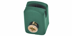 Alberts® Spanndrahthalter mit Schraube, Kst., grün 655877