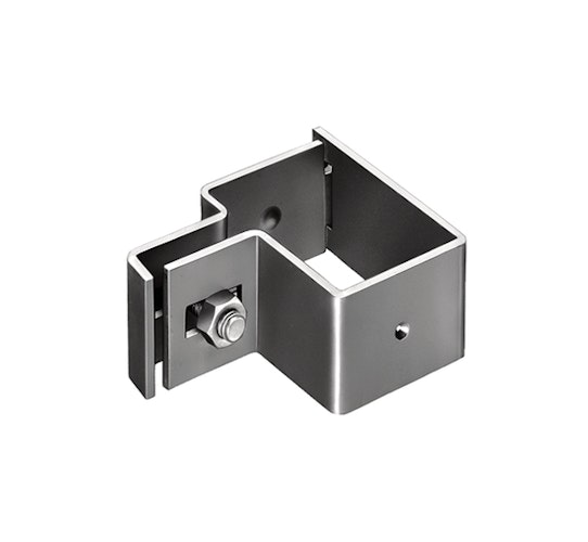Alberts® Endschelle für Vierkantpfosten,feuerverzinkt,für Pfosten 60x40 mm 656805