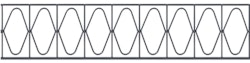 Alberts® Dekorelement Design Eleganz, verzinkt, anthrazit RAL 7016,BxH 2000 x 200 mm 665203