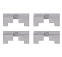 Vorschaubild Alberts® Stabilisator für Dekorelemente, Edelstahl, LxBxH: 50x20x17mm, 4 Stück 665241